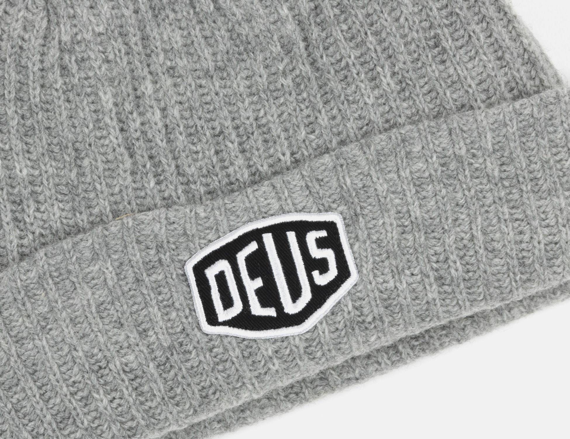 Deus ex Machina Shield Beanie - Charcoal - Blowout Skateshop