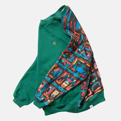 Evisen Julien Card Crewneck - Green Grün Bild 3