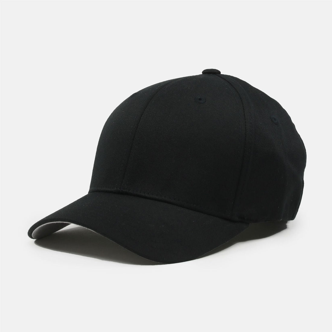 Flexfit Wooly Combed Cap - Black Black Bild 1