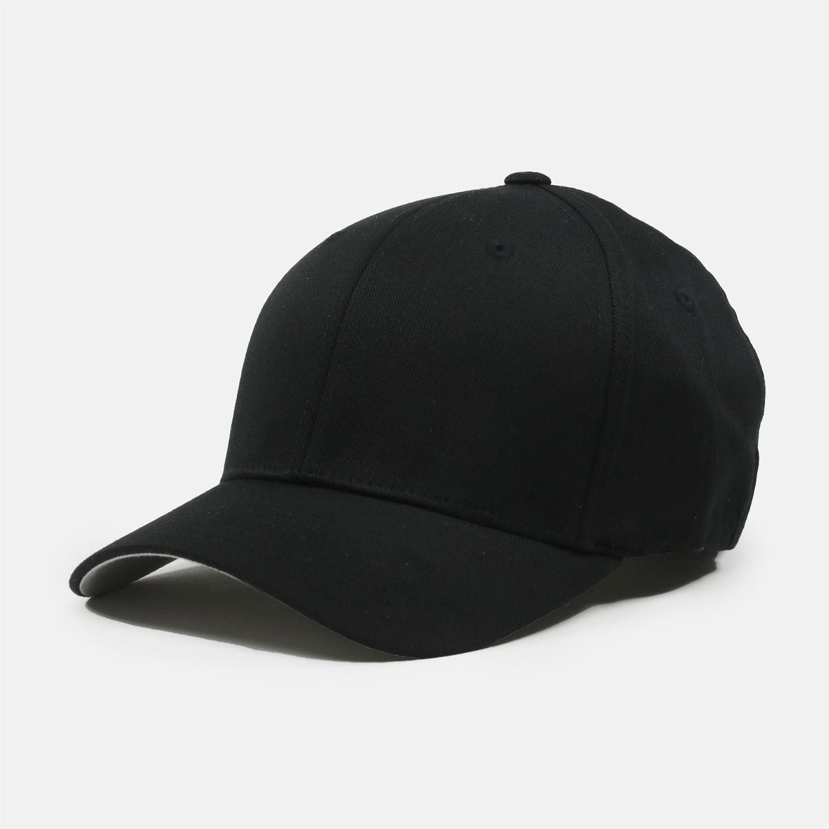 Flexfit Wooly Combed Cap - Black Black Bild 1