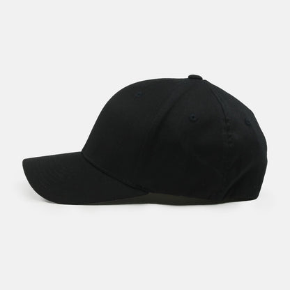 Flexfit Wooly Combed Cap - Black Black Bild 2