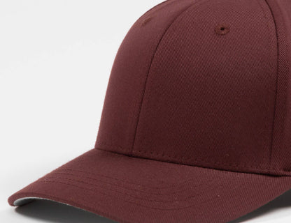 Flexfit Wooly Combed Cap - Maroon maroon Bild 3