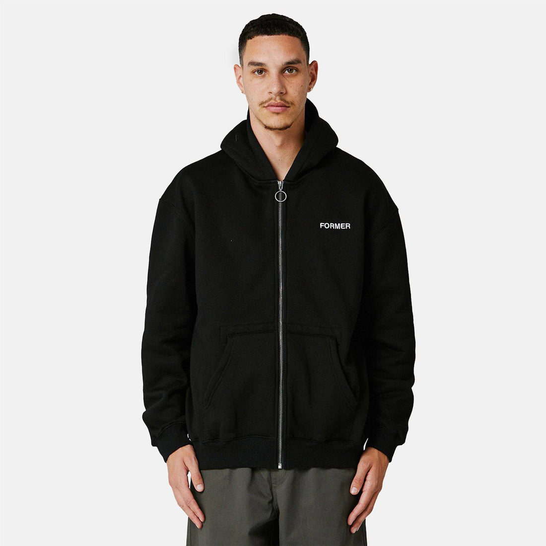 Former Clippings Zip-Hoodie - Black - Blowout Skateshop