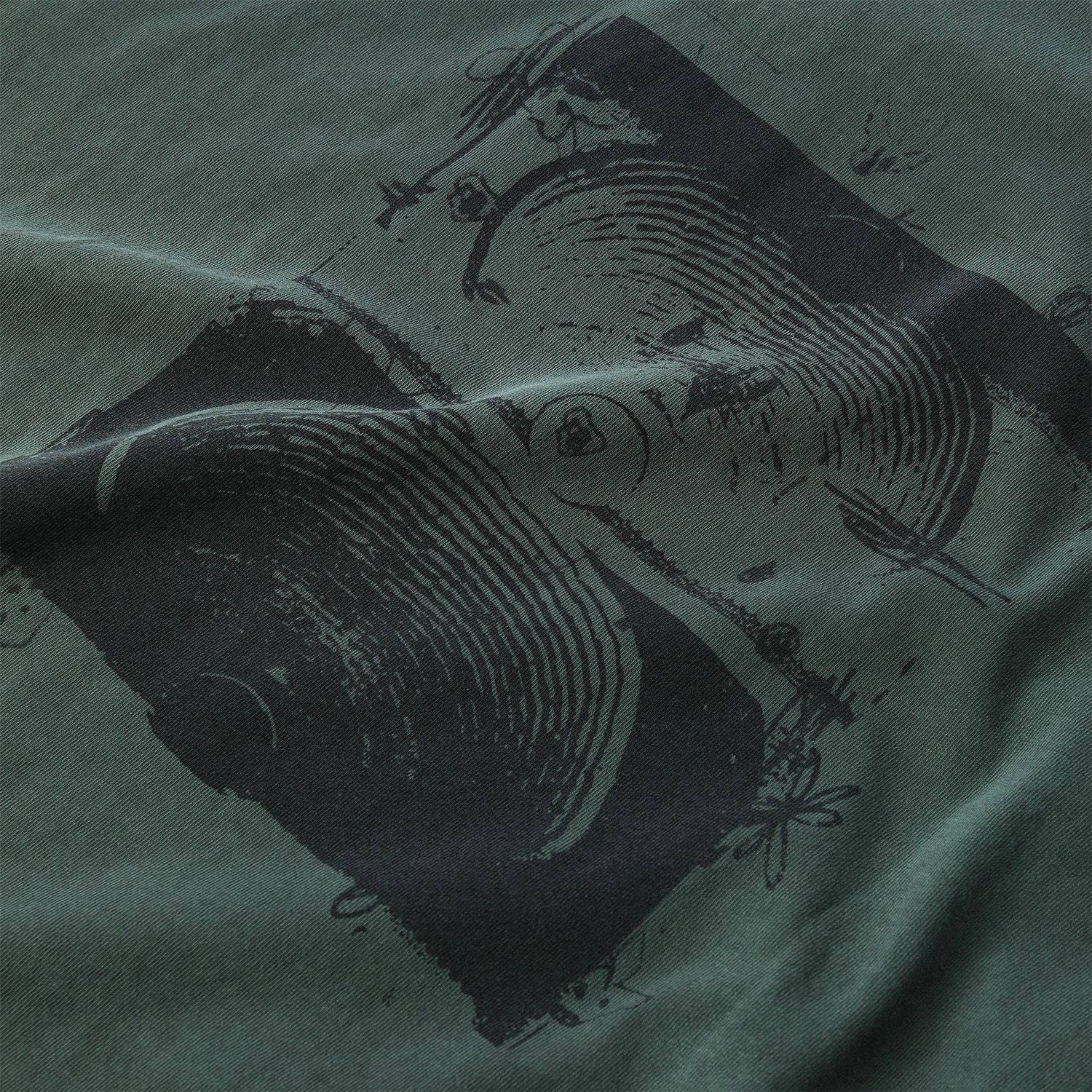 Former Crux Scratch T-Shirt -  Washed Green - Blowout Skateshop