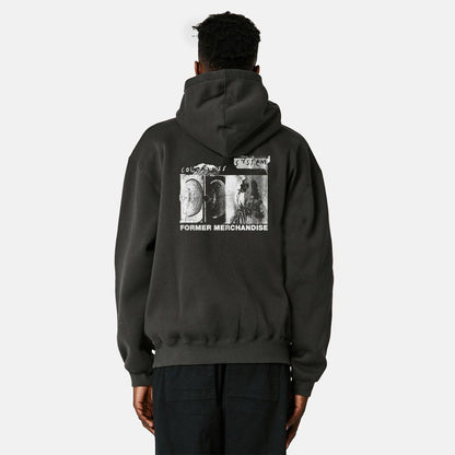 Former Fluorish Crux Hoodie - Washed Black - Blowout Skateshop