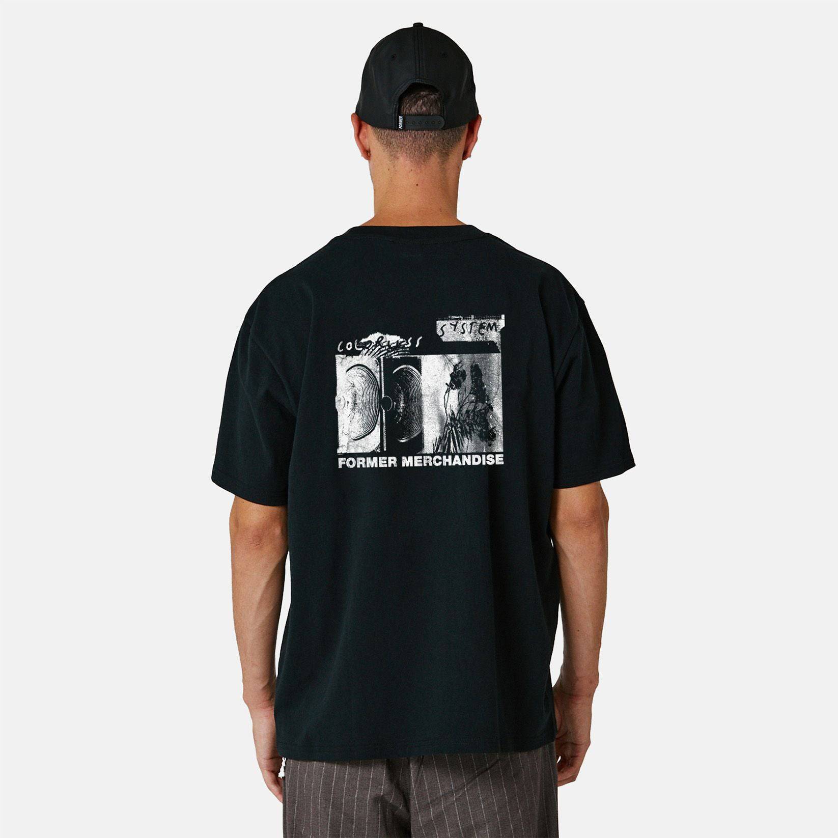 Former Fluorish Crux T-Shirt - Black - Blowout Skateshop