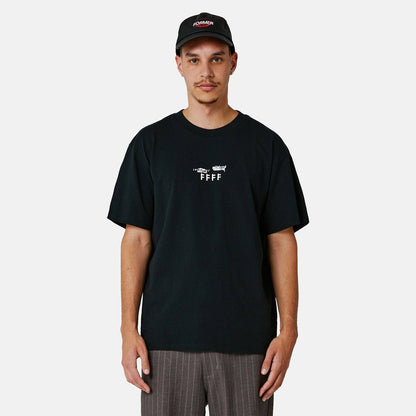 Former Fluorish Crux T-Shirt - Black - Blowout Skateshop