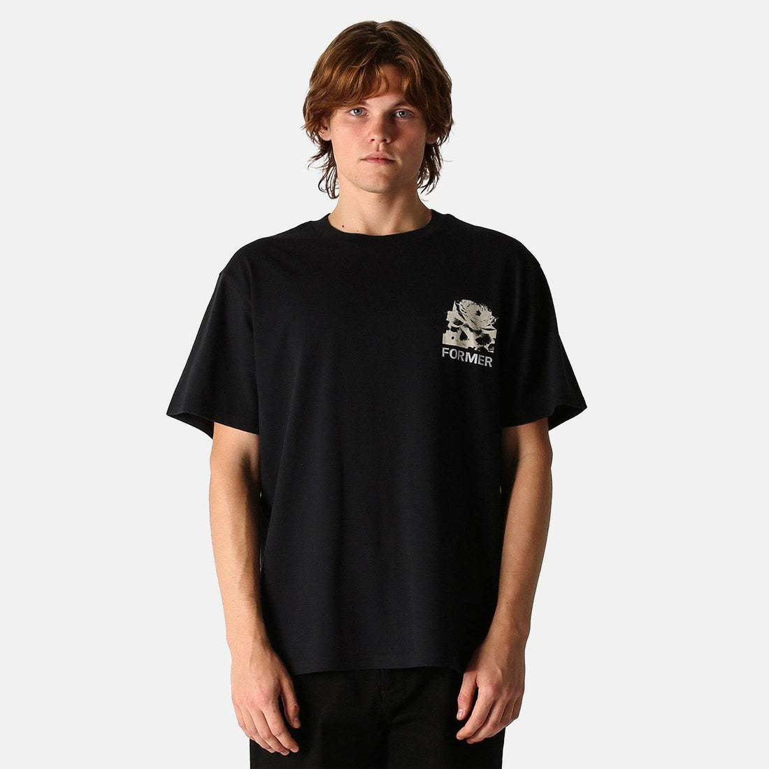 Former Rose Crux T-Shirt - Black - Blowout Skateshop