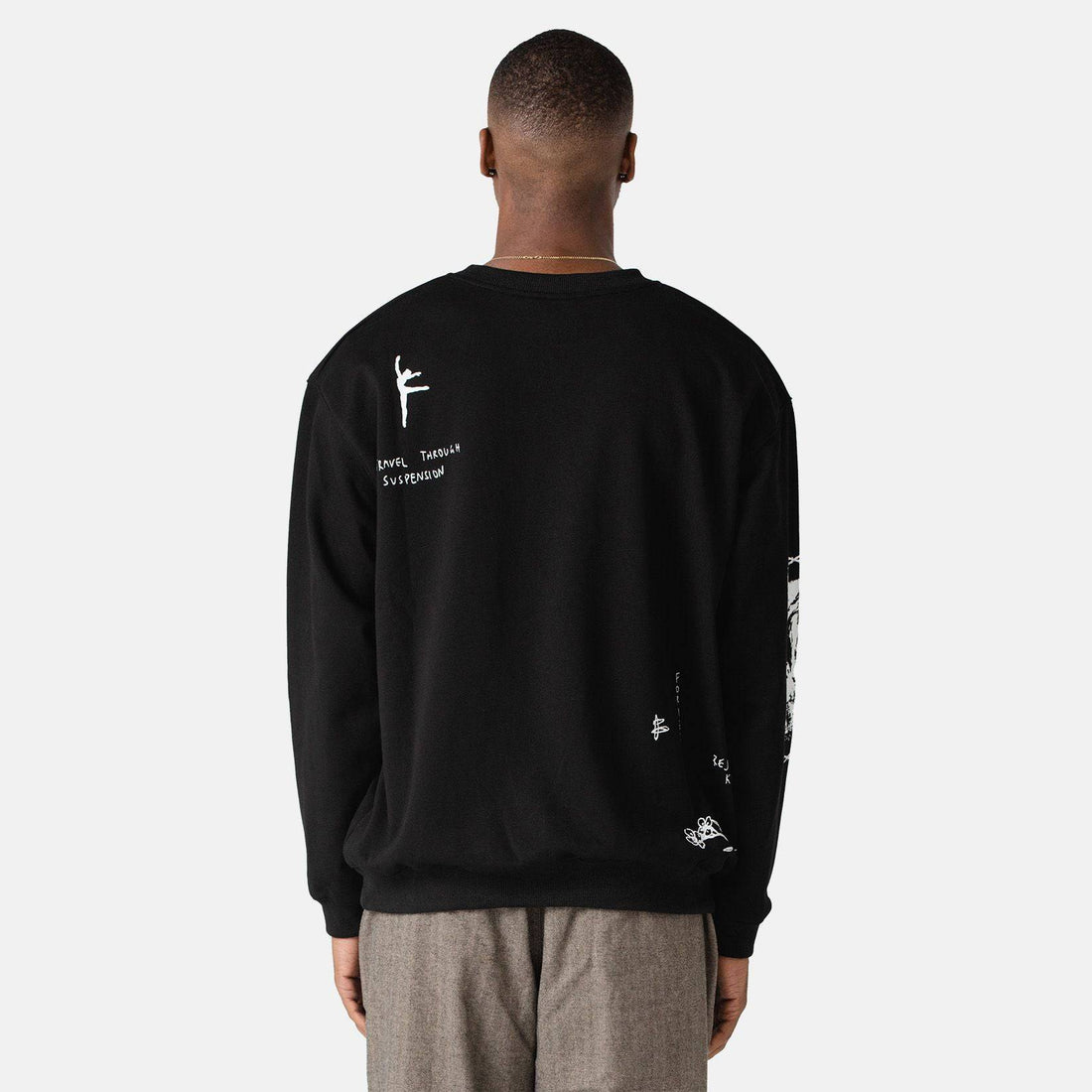 Former Shifting Crewneck - Black - Blowout Skateshop