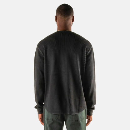 Former AG Waffle Longsleeve - Black Black Bild 2