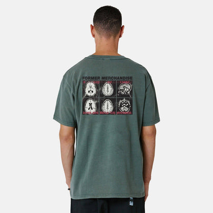 Former Brain Scan Oversized T-Shirt - Washed Green Bild 1