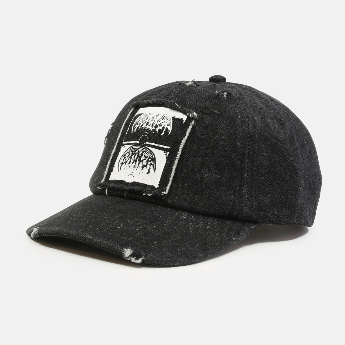 Former Complicrux Denim Cap - Washed Black Schwarz Bild 1