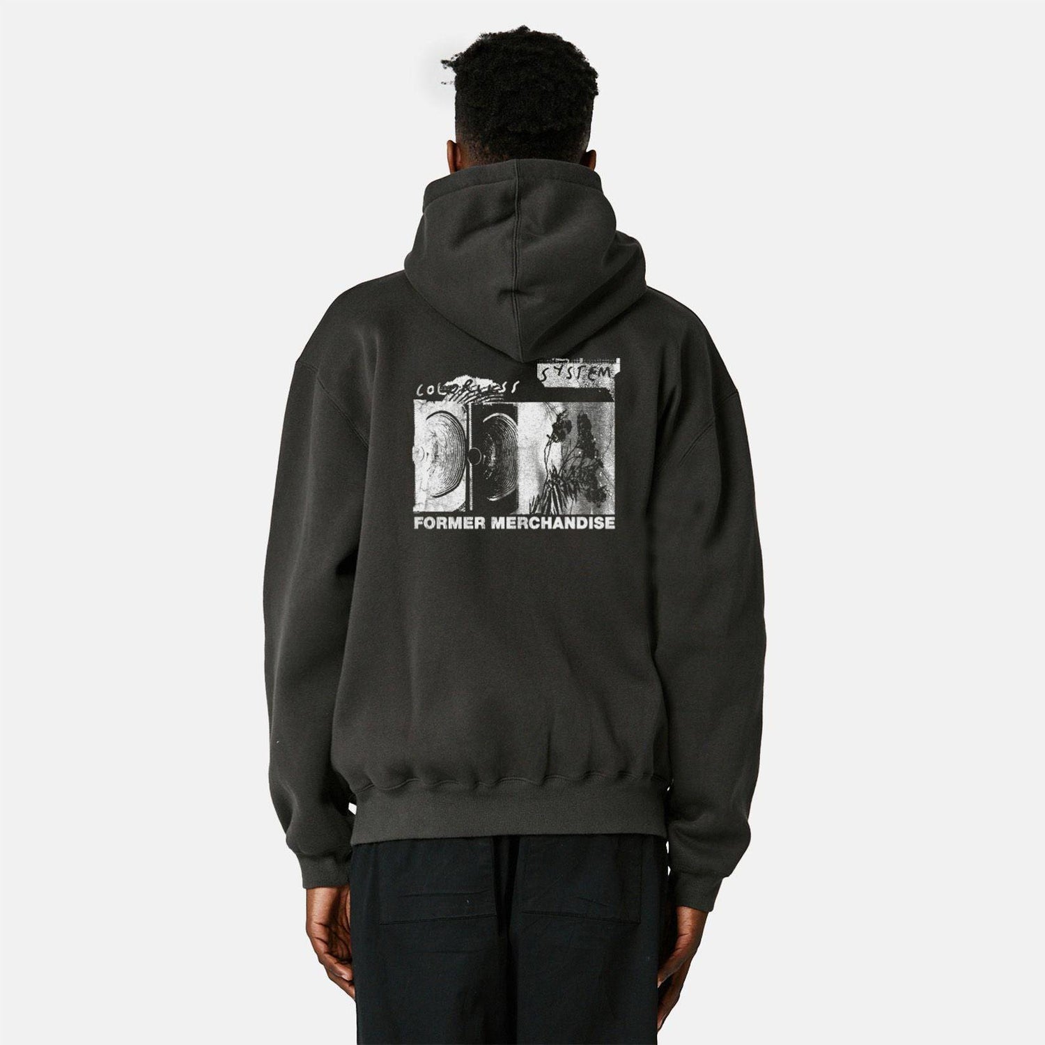 Former Fluorish Crux Hoodie - Washed Black Black Bild 1