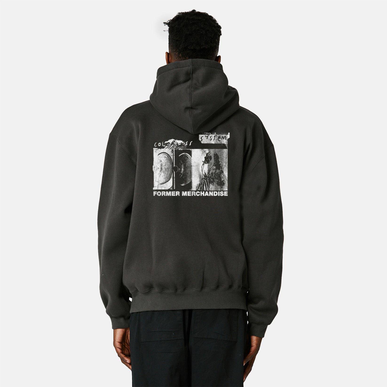 Former Fluorish Crux Hoodie - Washed Black Black Bild 1