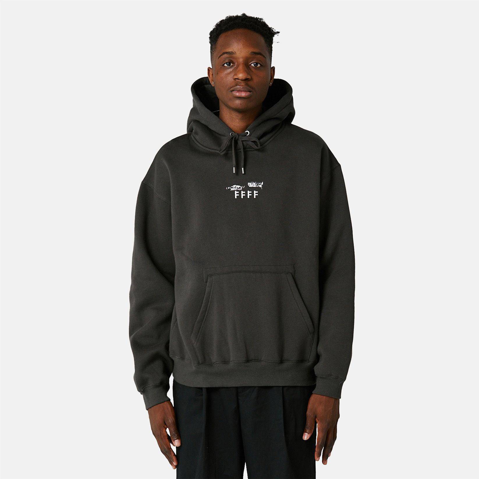 Former Fluorish Crux Hoodie - Washed Black Black Bild 2