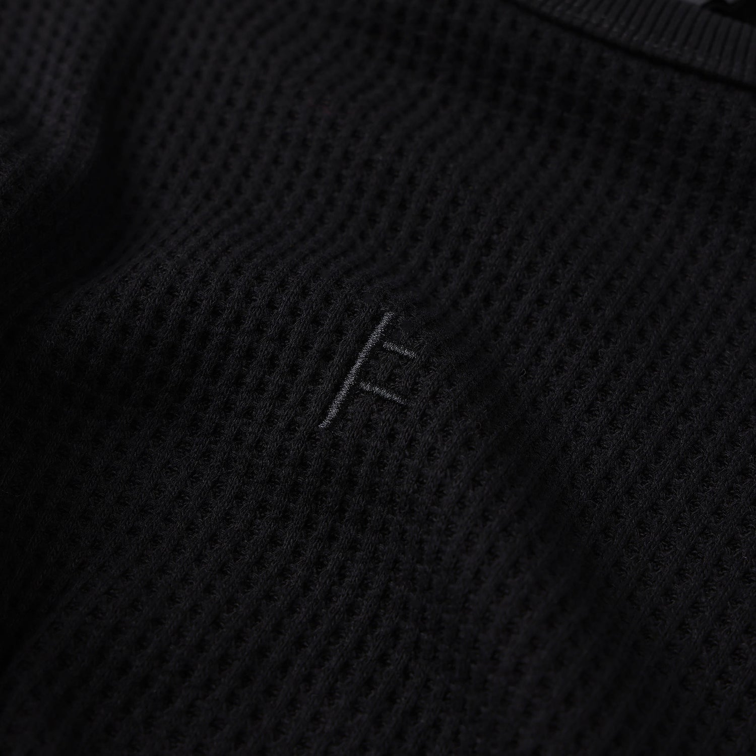 Former Franchise Waffle Longsleeve - Black Schwarz Bild 3