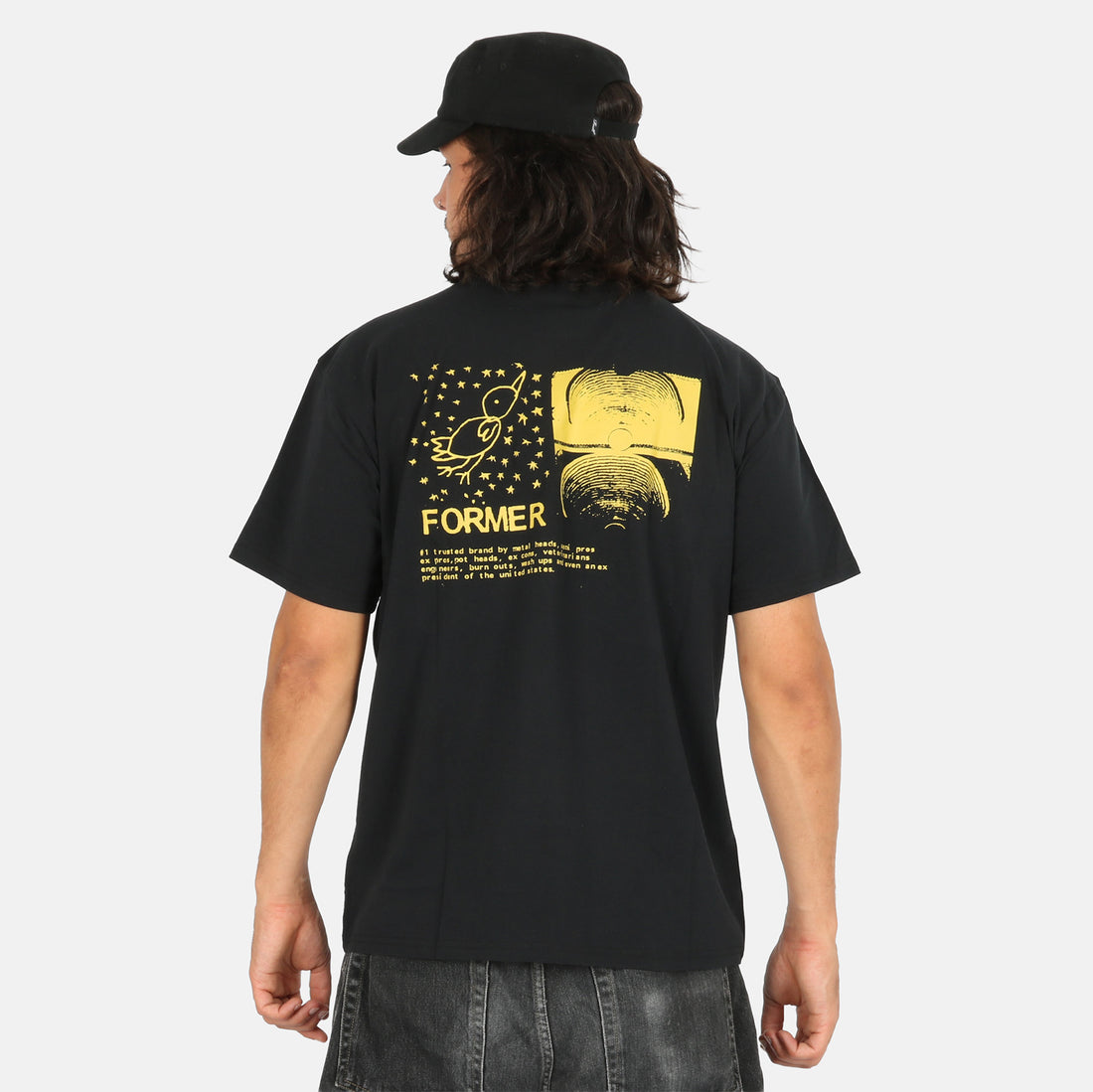 Former Free Crux T-Shirt - Black Black Bild 1