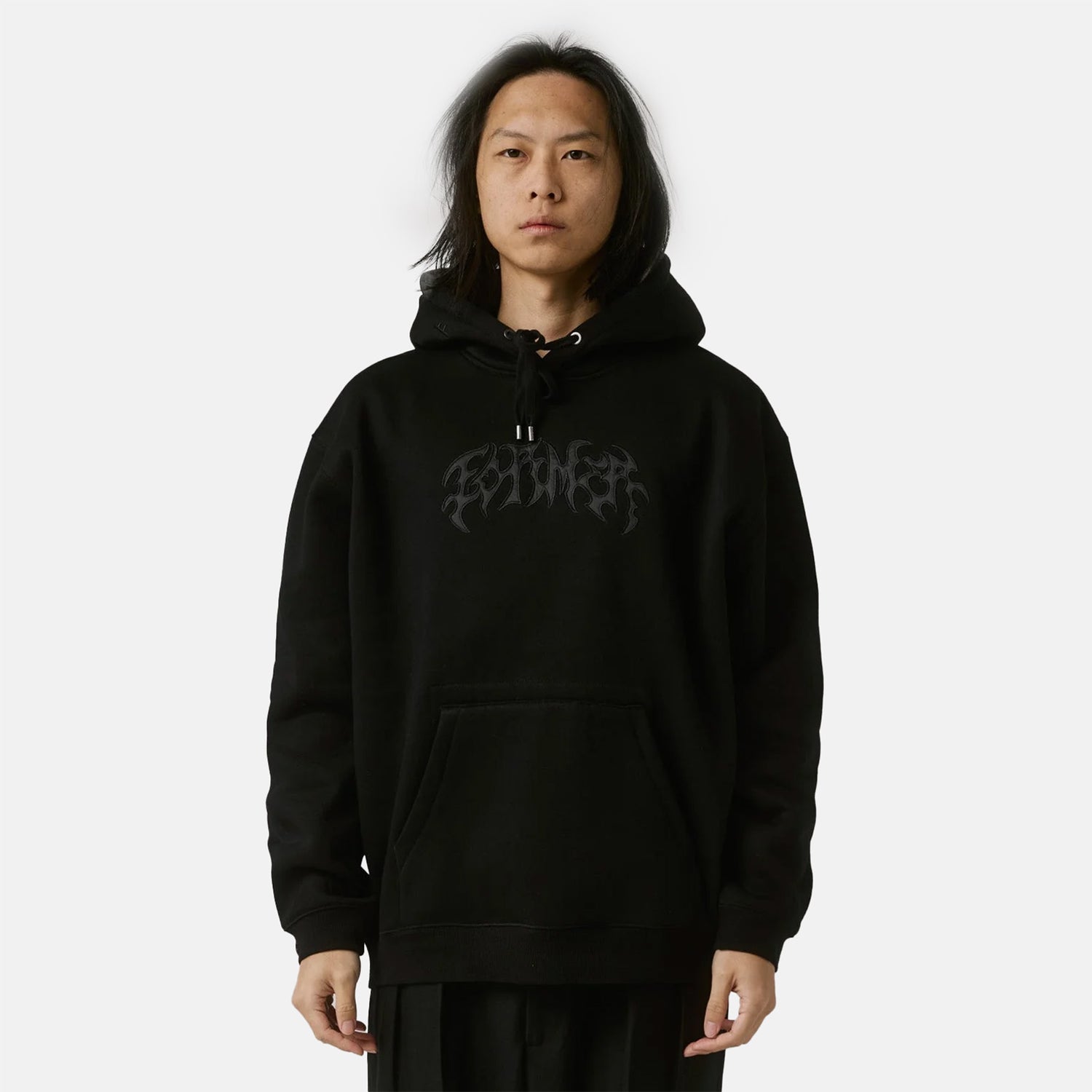 Former Puncture Satin Hoodie - Black Bild 1