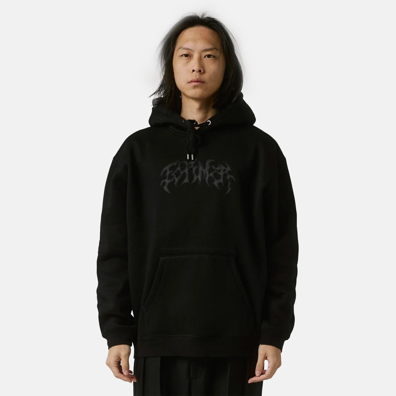 Former Puncture Satin Hoodie - Black Bild 1