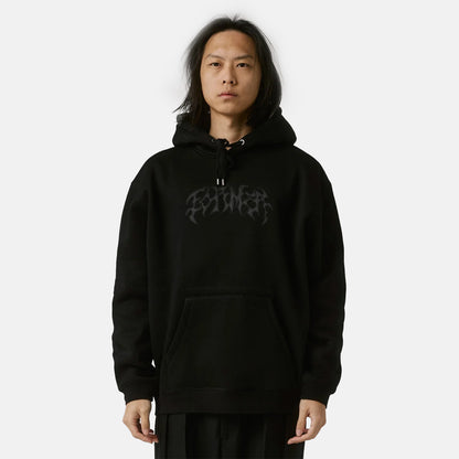 Former Puncture Satin Hoodie - Black Bild 1