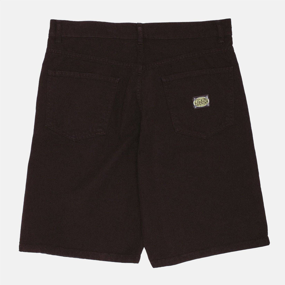 Fucking Awesome Canvas Double Knee Short - Black - Blowout Skateshop