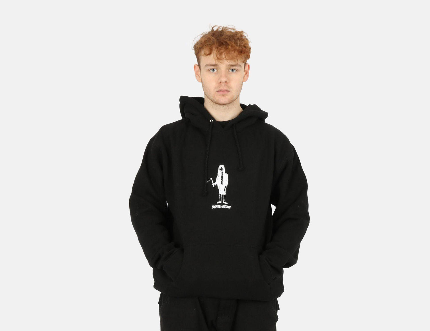 Fucking Awesome Reaper Girl Hoodie - Black - Blowout Skateshop