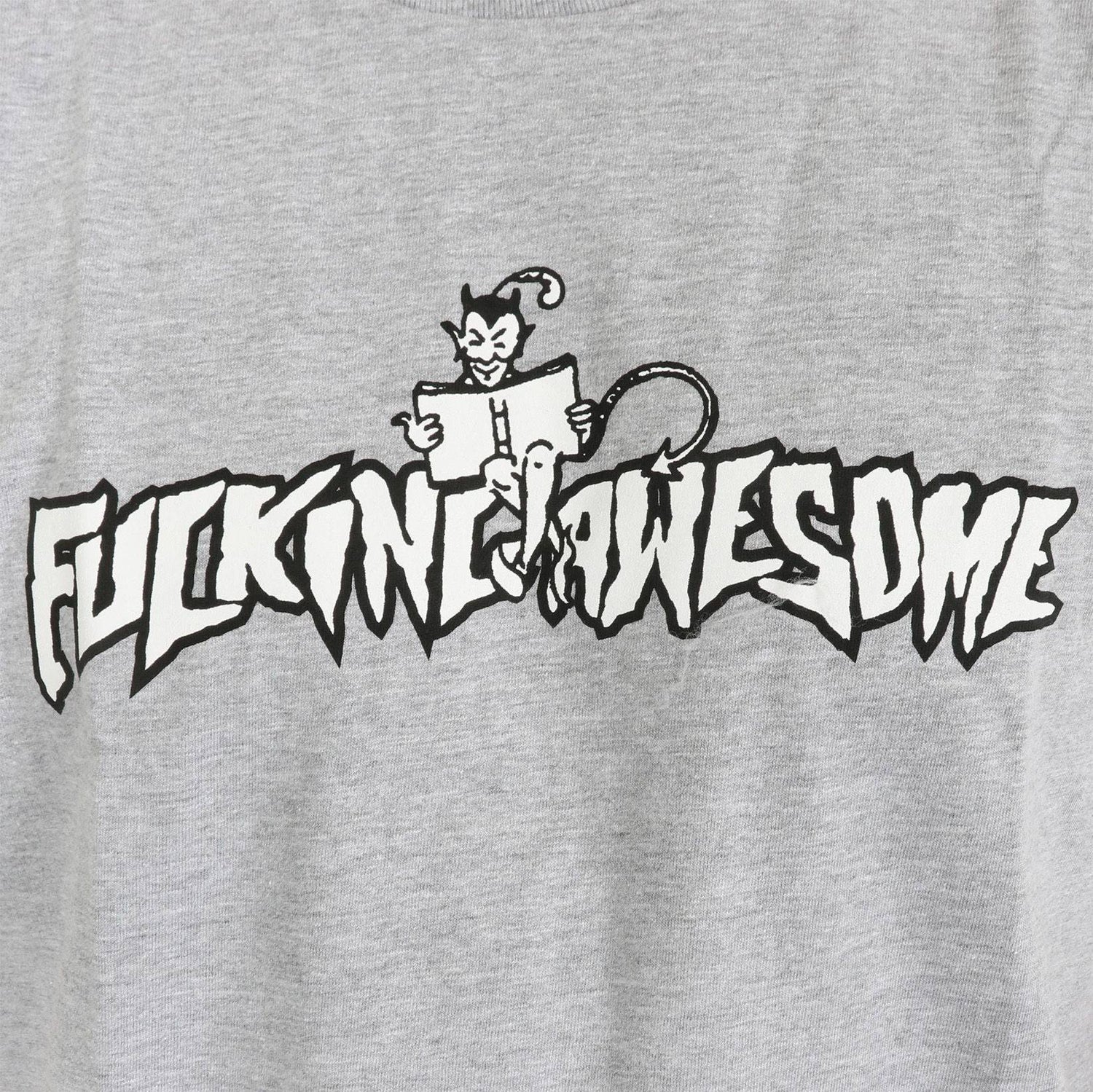 Fucking Awesome Sam Hill T-Shirt - Heather Grey - Blowout Skateshop