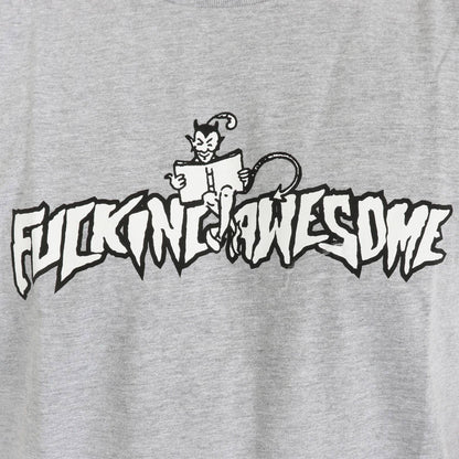 Fucking Awesome Sam Hill T-Shirt - Heather Grey - Blowout Skateshop