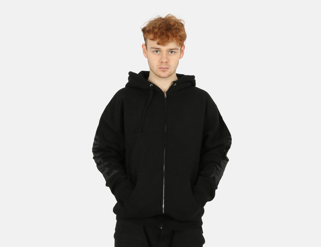 Fucking Awesome Stamp Zip Up Hoodie - Black - Blowout Skateshop