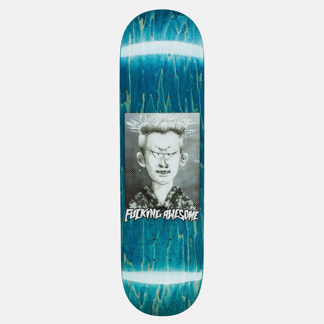 Fucking Awesome AVE Class Portrait Painted By Sickid 8.5&quot; Deck Gelb Bild 1
