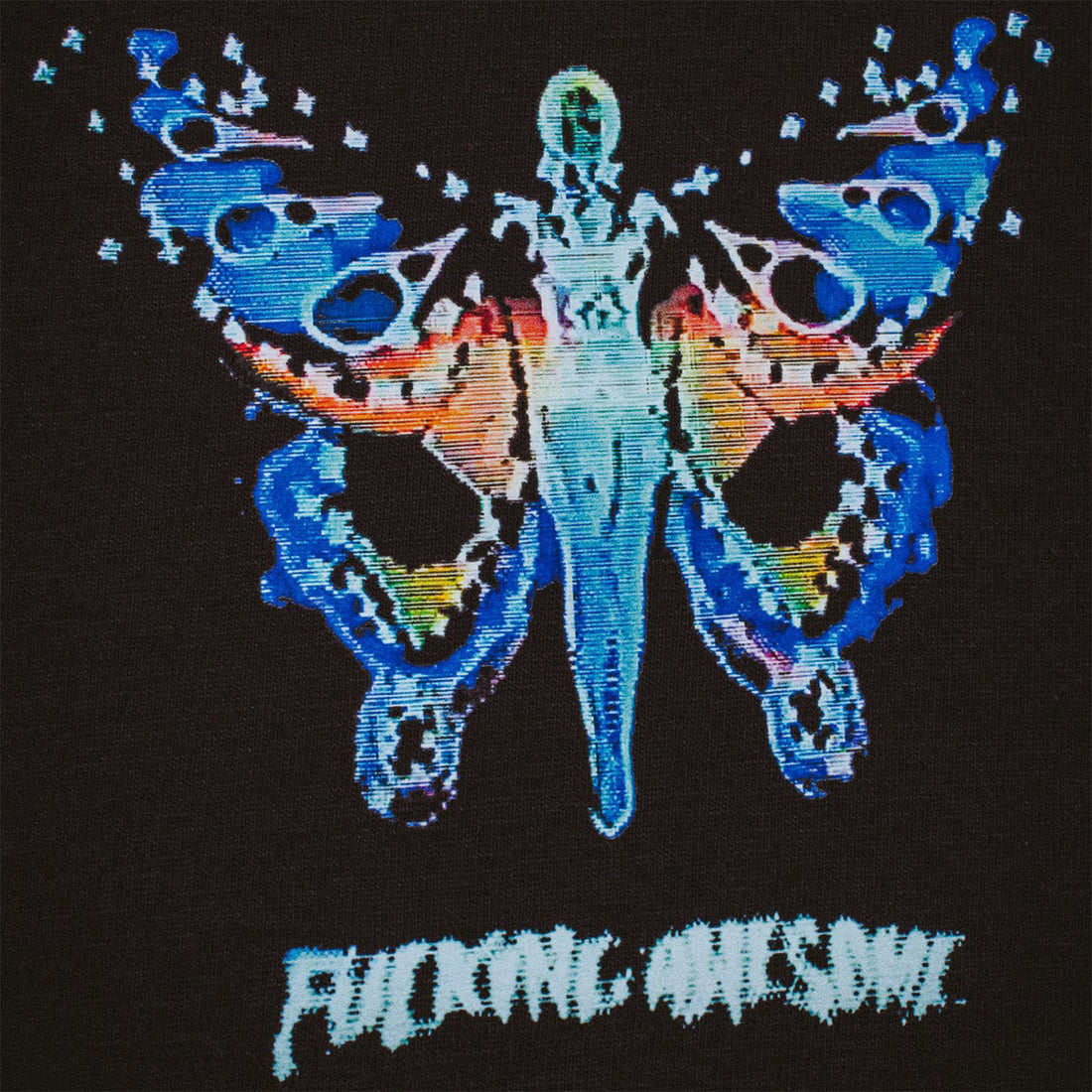 Fucking Awesome Butterfly T-Shirt - Black Schwarz Bild 2