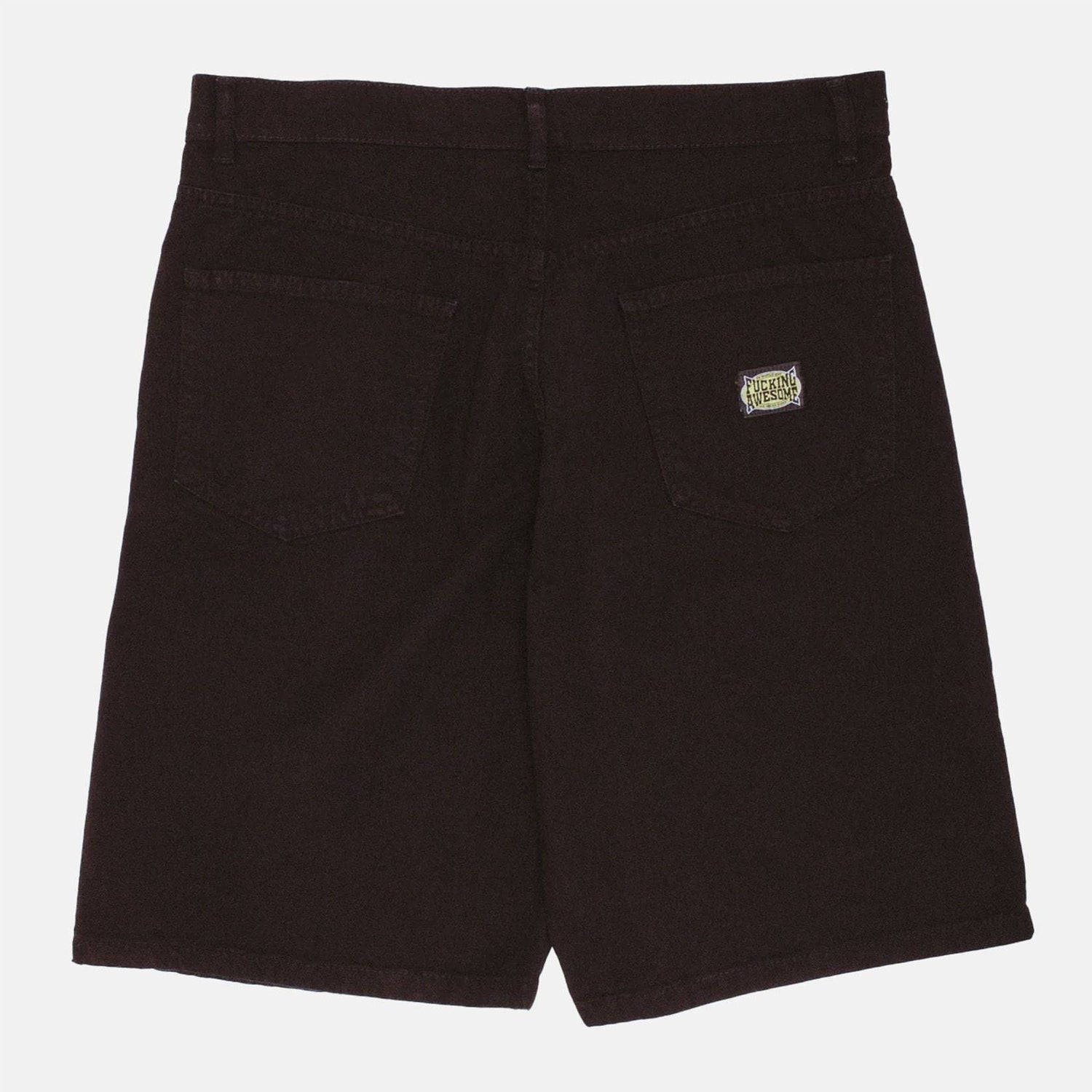 Fucking Awesome Canvas Double Knee Short - Black Schwarz Bild 2