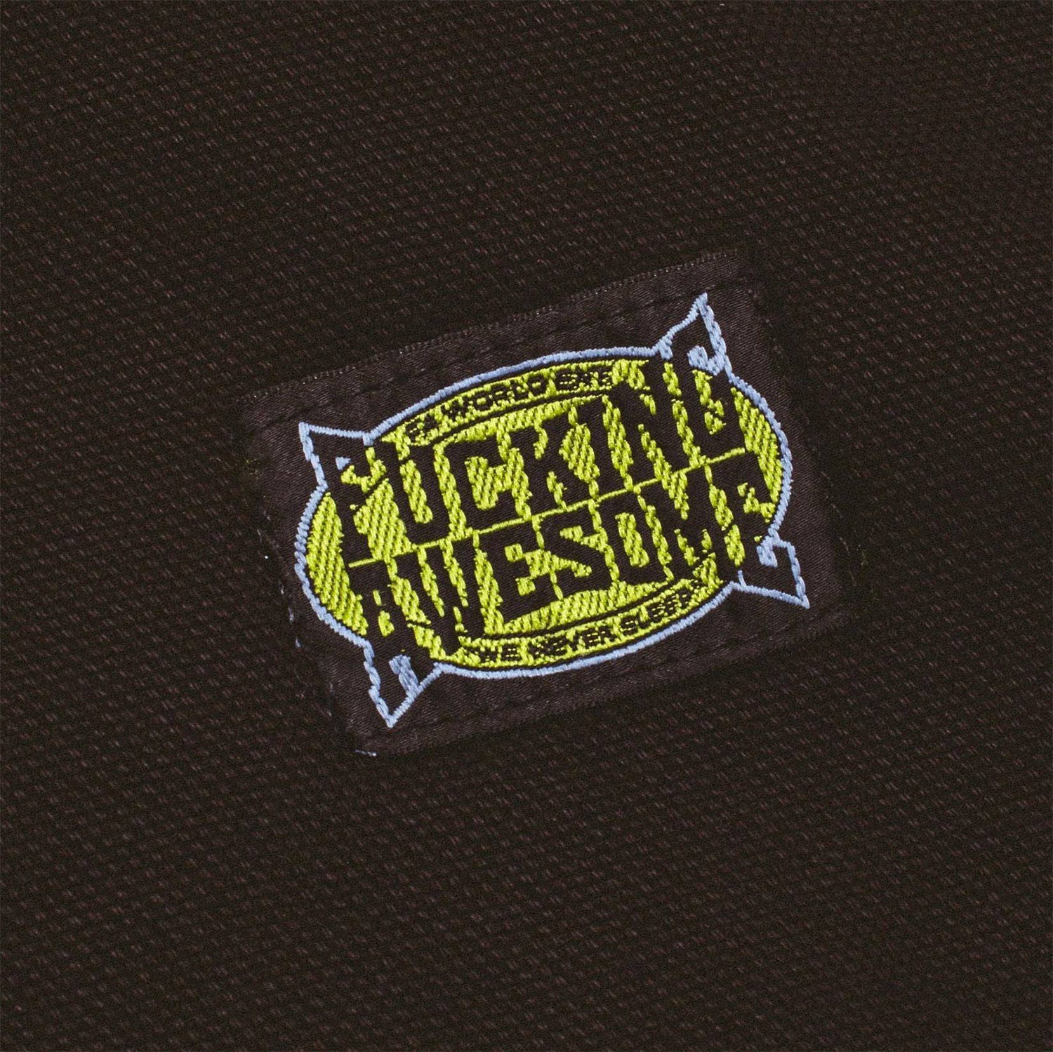 Fucking Awesome Canvas Double Knee Short - Black Schwarz Bild 3