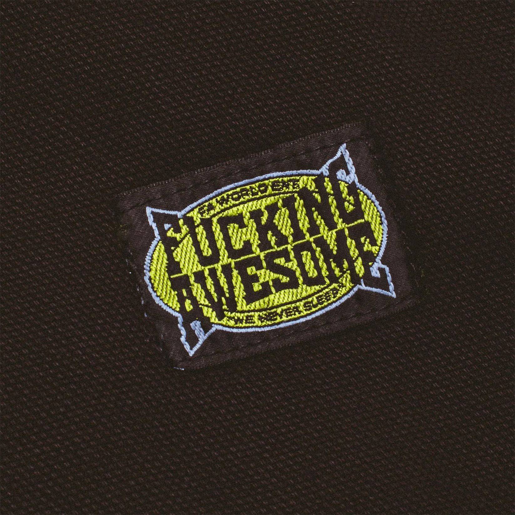 Fucking Awesome Canvas Double Knee Short - Black Schwarz Bild 3