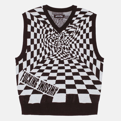 Fucking Awesome Warped Sweater Vest - Black Bild 1