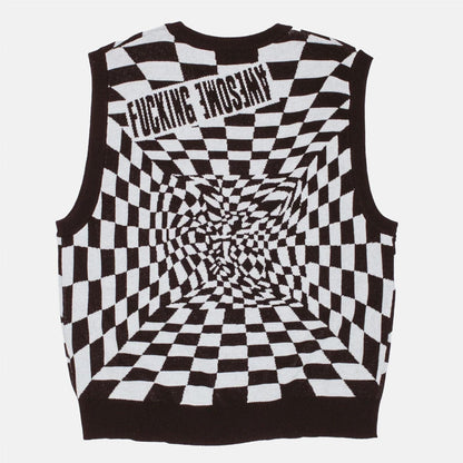 Fucking Awesome Warped Sweater Vest - Black Bild 2