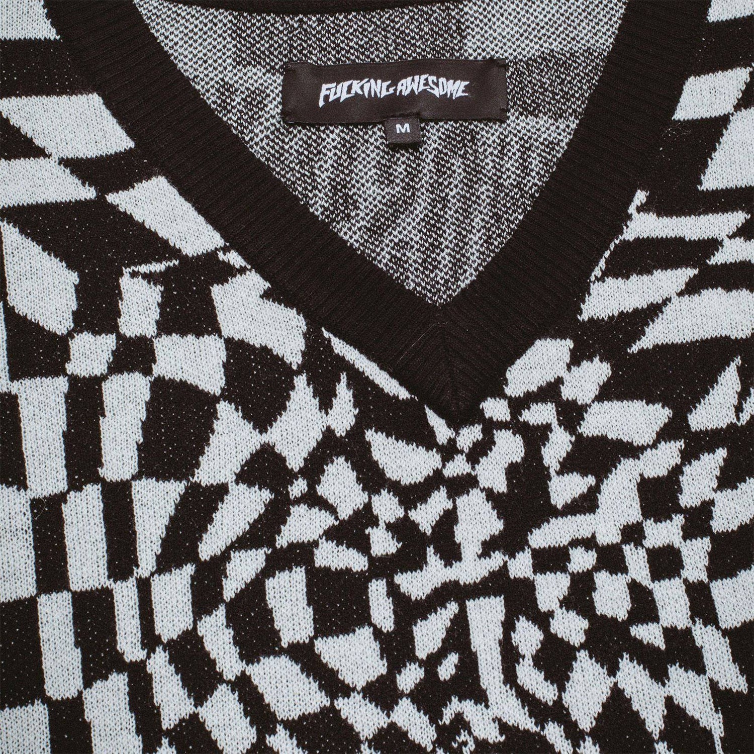 Fucking Awesome Warped Sweater Vest - Black Bild 3
