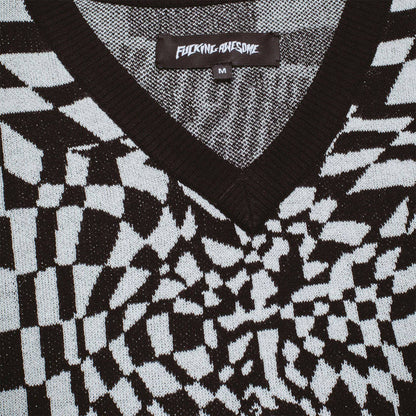 Fucking Awesome Warped Sweater Vest - Black Bild 3