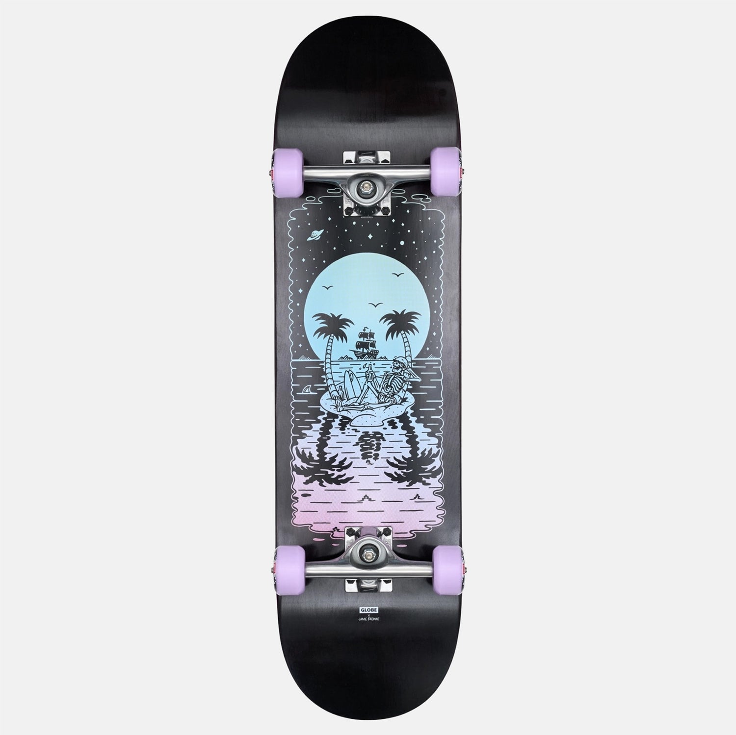 Globe G2 Reflection 8.5" Komplettboard Schwarz Bild 1