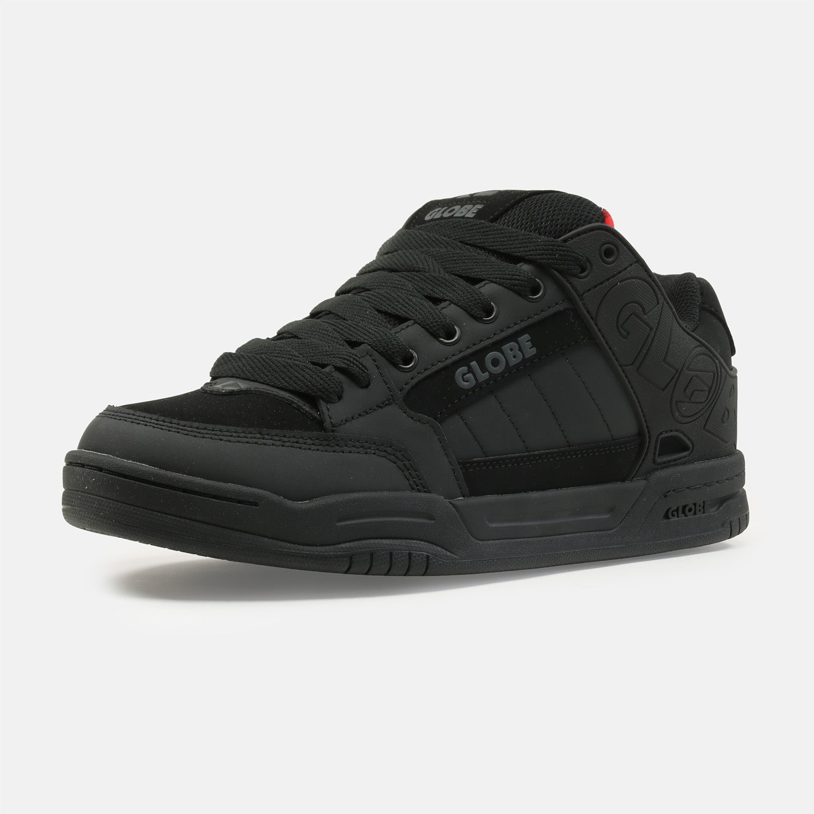 Globe Tilt Schuh - Black / Red / Tartan Schwarz Bild 2