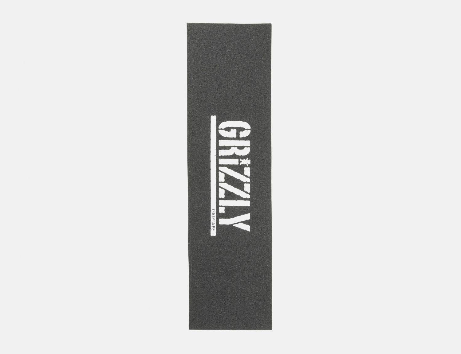 Grizzly Stamp Print Grip - White - Blowout Skateshop