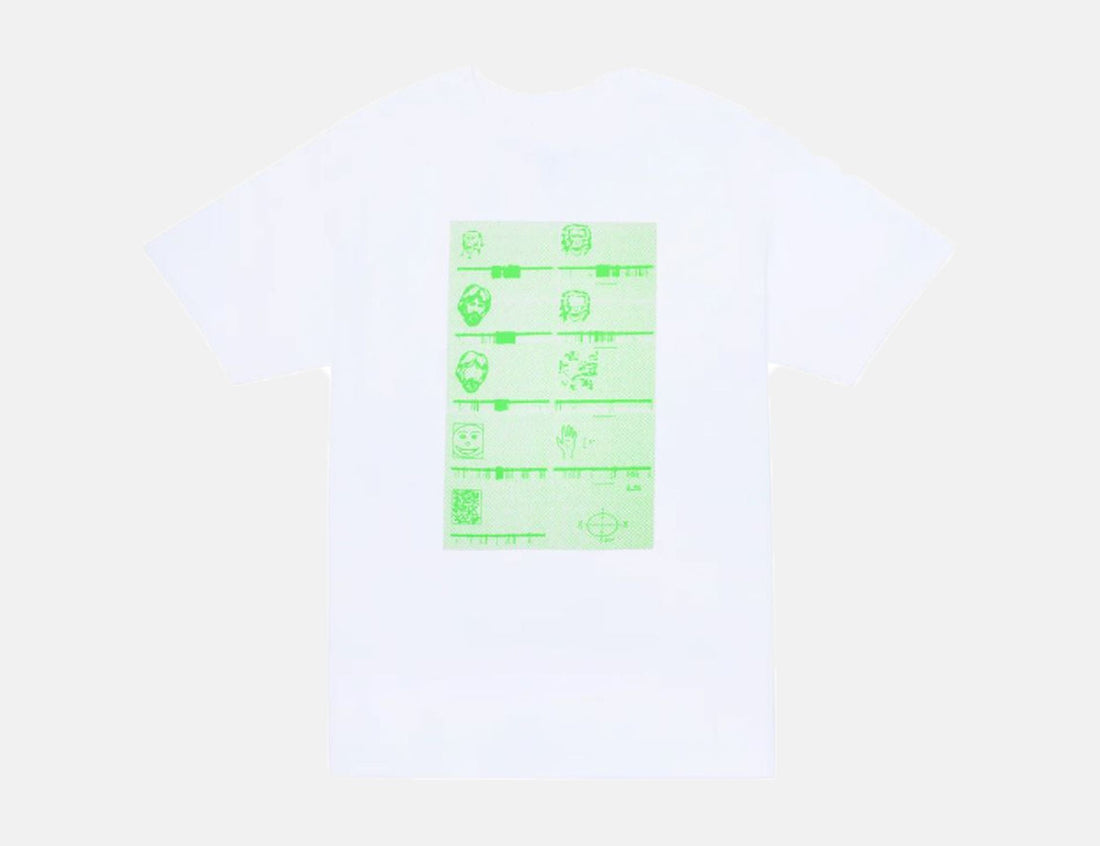 GX1000 Darwin T-Shirt - White - Blowout Skateshop