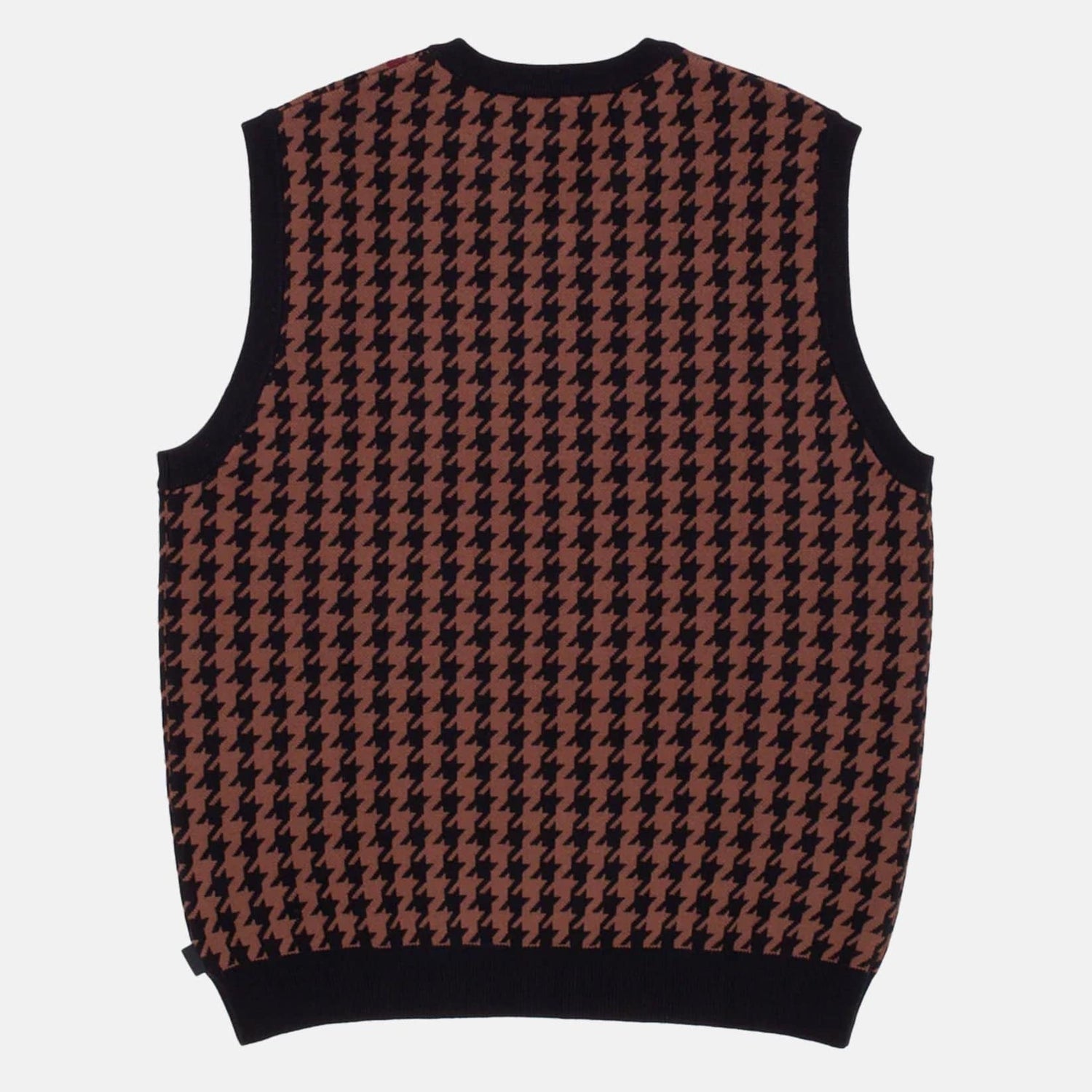 GX1000 Jacquard Knit Vest - Brown - Blowout Skateshop