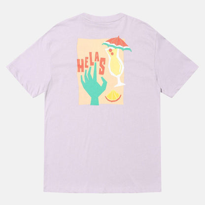 Helas Caps Cocktail T-Shirt - Lilac - Blowout Skateshop