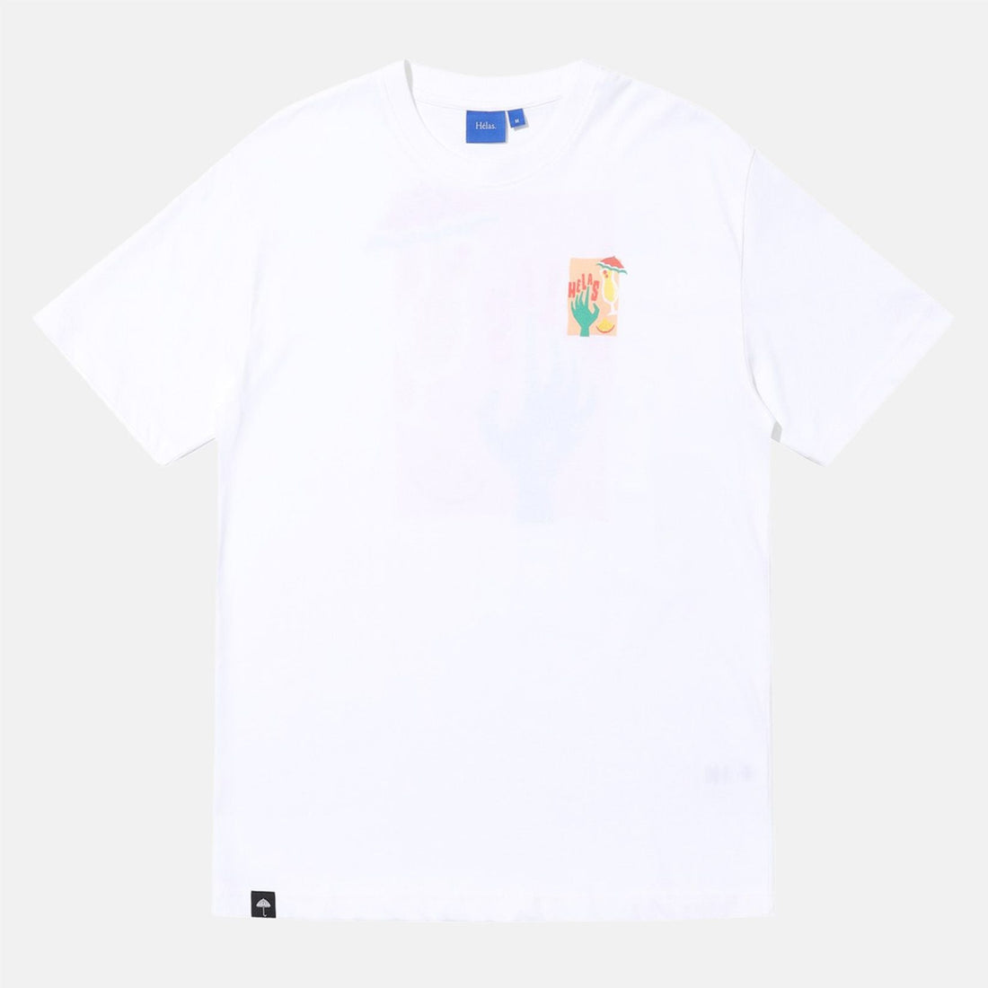 Helas Caps Cocktail T-Shirt - White - Blowout Skateshop