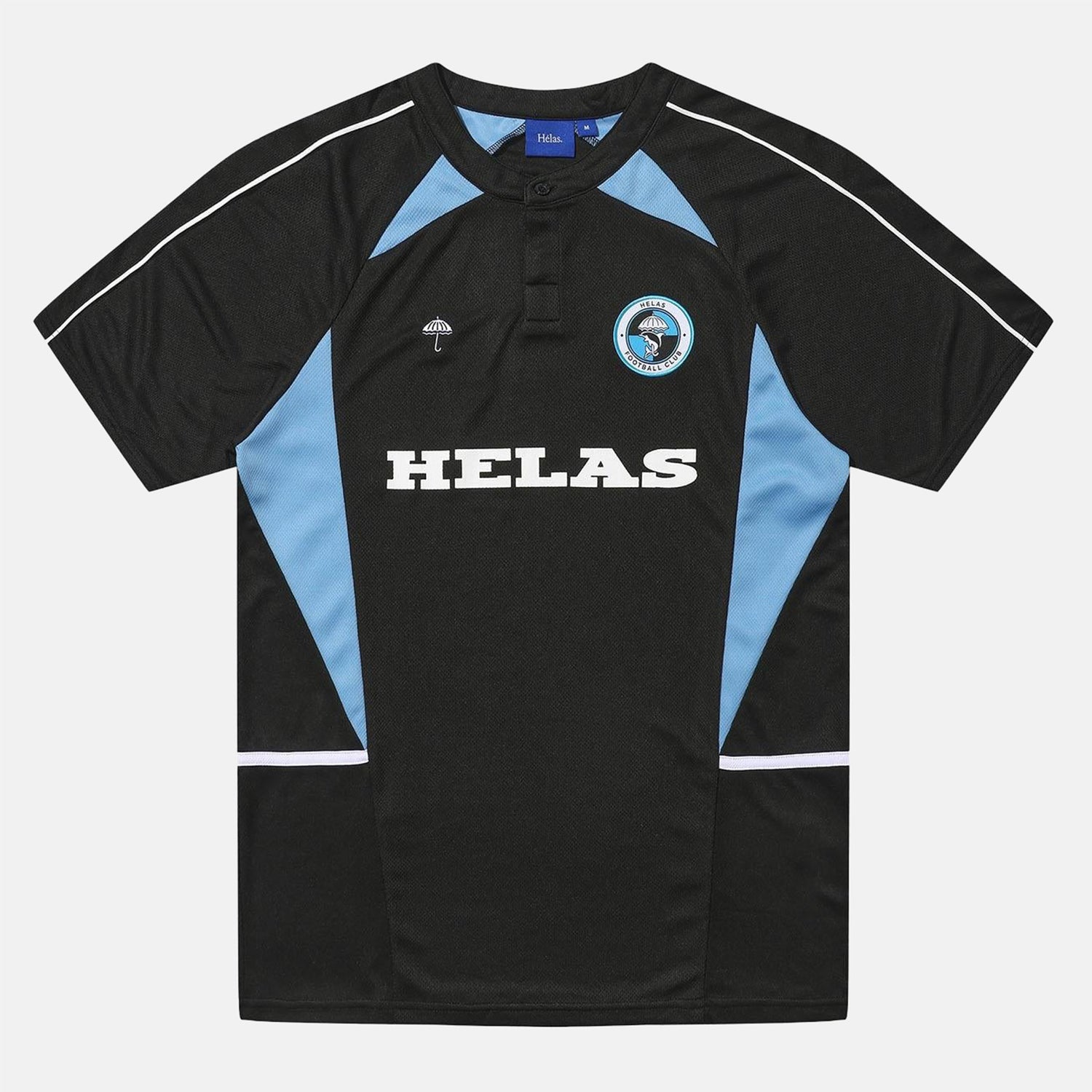 Helas Caps Dolphin Football T-Shirt - Black / Blue Black Bild 1