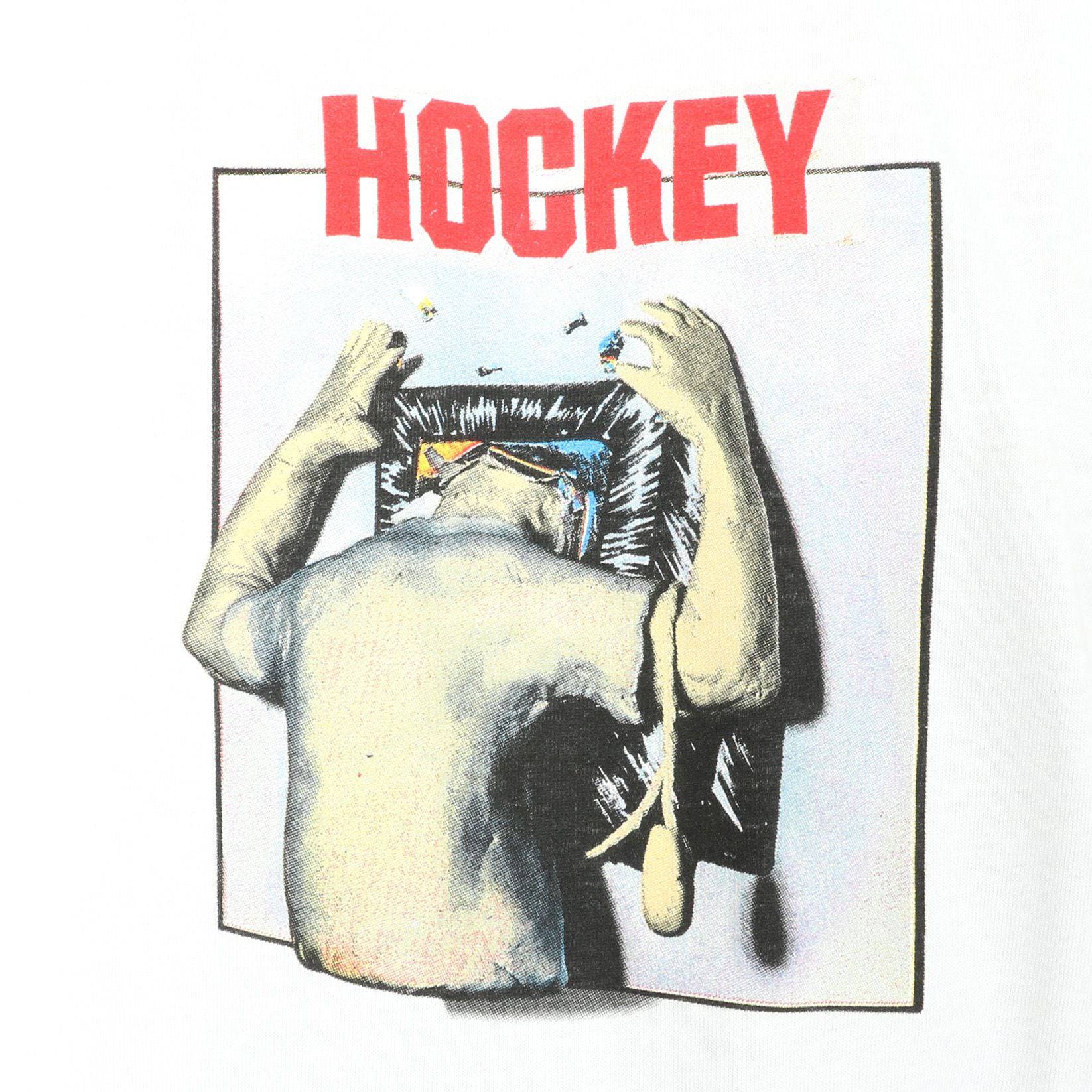 Hockey Skateboards Screen Time T-Shirt - White - Blowout Skateshop