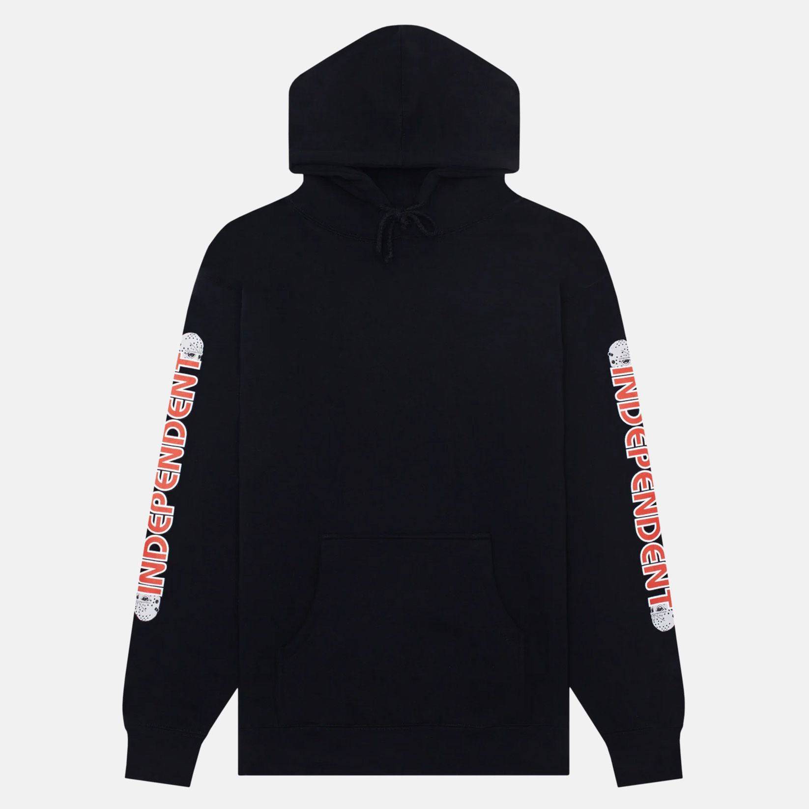 Hockey Skateboards Half Mask Indy Hoodie - Black Bild 1