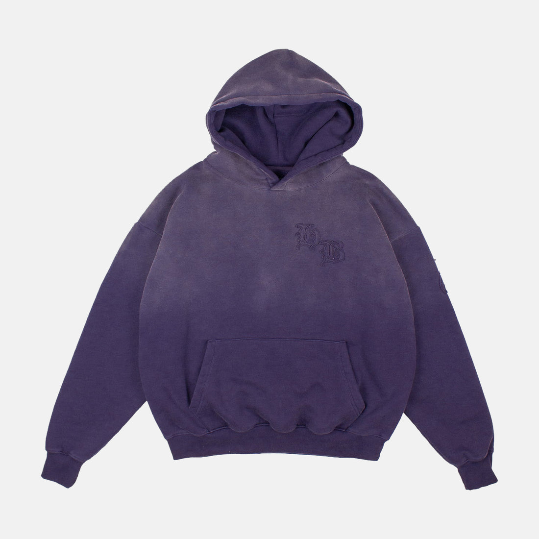 Homeboy Gothic Hoodie - Lilac Washed – Herstelleransicht 2
