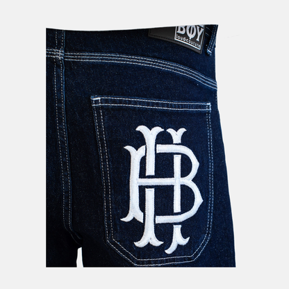 Homeboy X-tra Baggy Monochrom Denim Indigo – Herstelleransicht 7